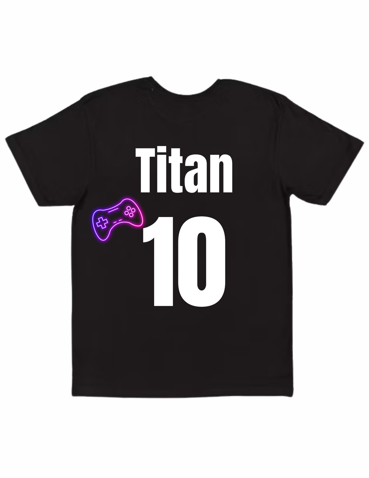 Kids Short Sleeve T-shirt Front + Back Design