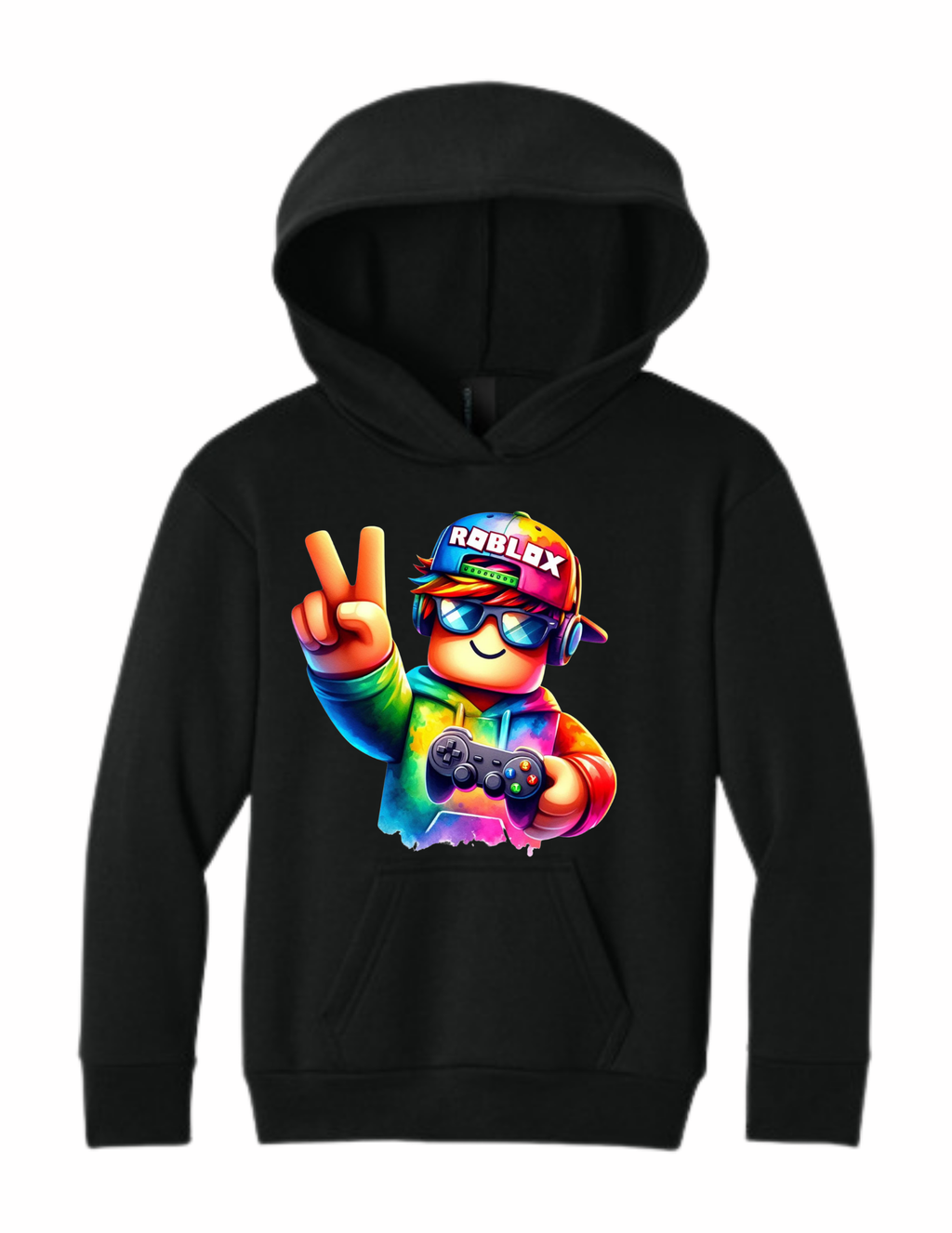 Kids Hoodie Front + Back Design